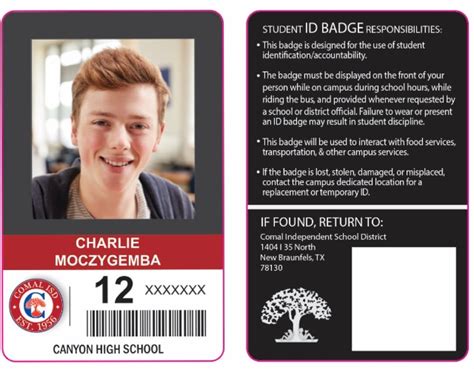 badge rfid lycée|student id badges for schools.